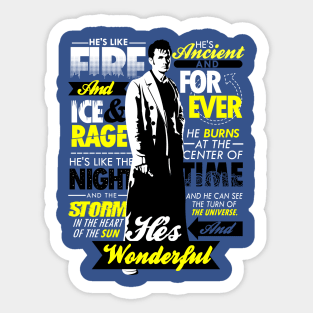 Fire and Ice and Rage Sticker